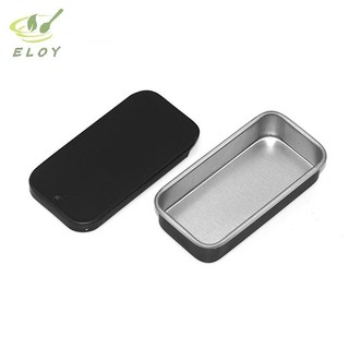 [MAO] Hộp thiếc rỗng hình chữ nhật bằng kim loại Tinplate Đẩy kẹo Hộp đựng thuốc Hộp lưu trữ VN