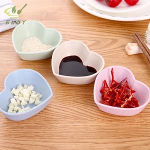 Chén (bát) Chấm Hình Trái Tim Đựng Gia Vị Nước Chấm Làm Từ Lúa Mạch VN