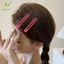 2 Cái / bộ Màu Kẹo Kim Loại Rỗng Tóc Gãy Bên Mỏ Vịt Nổ Y2k Phụ Kiện Tóc VN