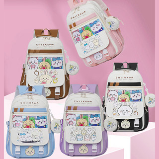 Ba Lô Chiikawa Cho Học Sinh Dung Tích Lớn Nhẹ In Hình Nữ Dễ Thương Usagi School Bag