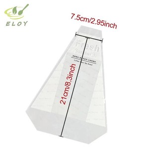 [ELOY] 100 Gói Bánh Mì Nhẹ Bao Bì Bánh Sandwich Gói Đặc Biệt Dùng Một Lần Dễ Xé Trong Suốt Bánh Tam Giác Nướng Bánh Bao Bì VN