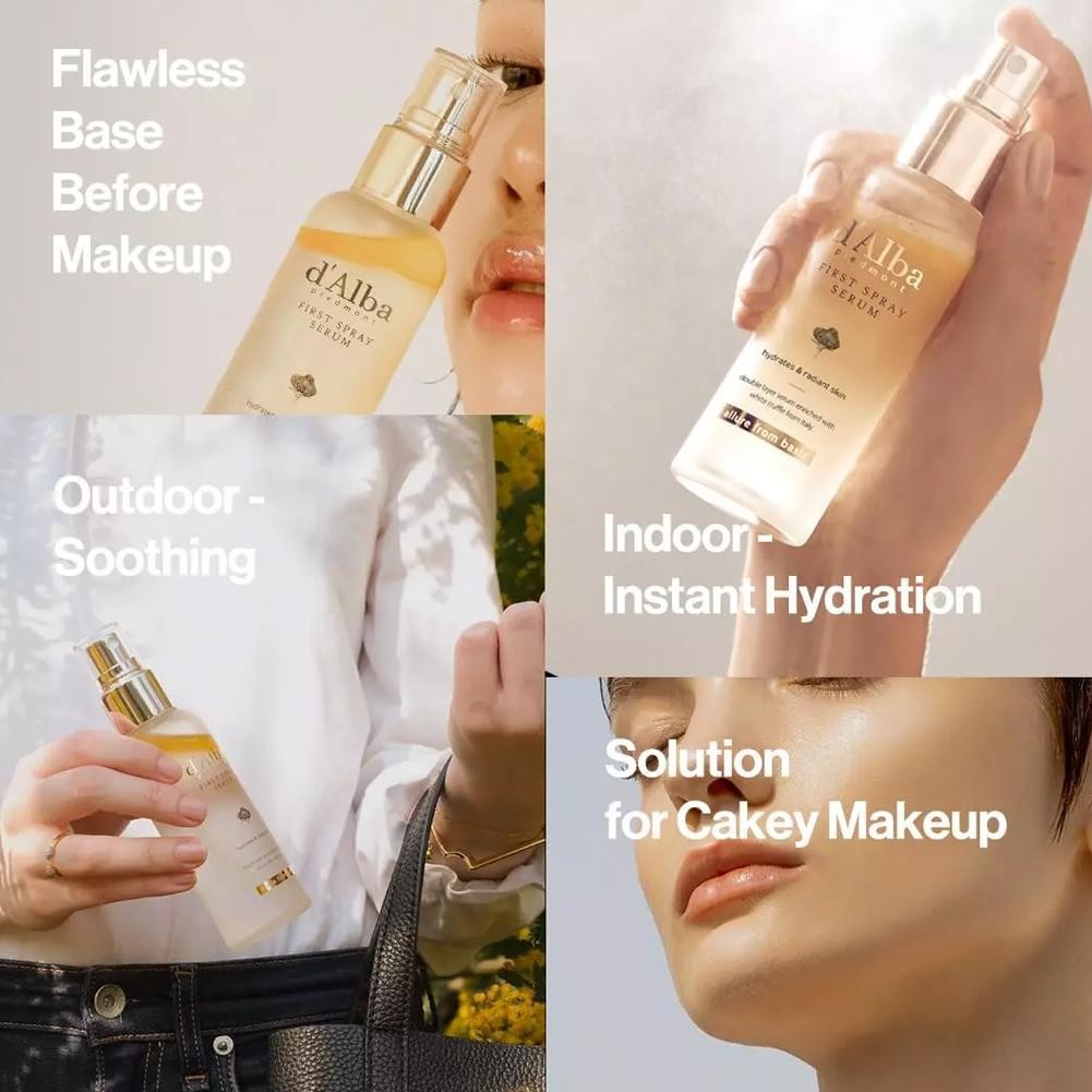 Tinh chất dưỡng ẩm dạng xịt Truffle trắng Thích hợp để chăm sóc da hàng ngày 100ml V9n2
