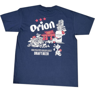 Bia Orion 100 Unisex Okinawa Họa Tiết Rồng In Tay Ngắn