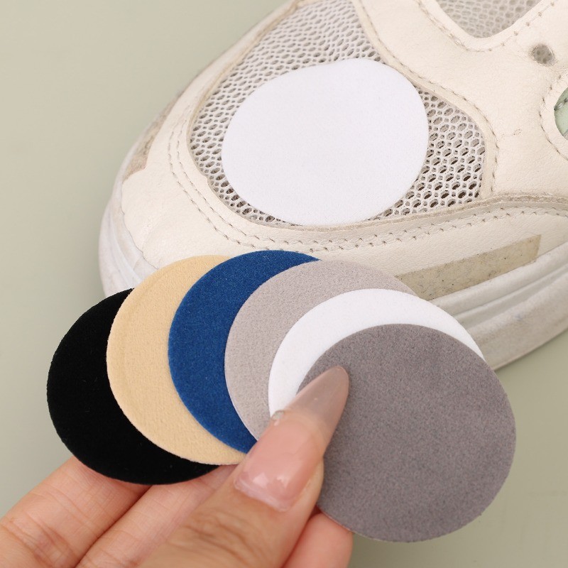 [GuuDuu] 6 Miếng dán sửa chữa lỗ giày - Chống rách, Tự dính, Thoáng khí - Dụng cụ chăm sóc bàn chân - Miếng dán bảo vệ gót chân giày thể thao - Miếng dán sửa chữa Vamp có thể cắt được