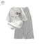 Tổng hợp các sét bộ quần đũi xốp kẻ vằn ống rộng + mix áo phông unisex nam nữ-quần áo 94