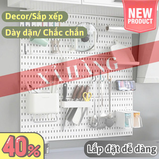 Xả hàng- Kệ bếp bảng lỗ dán tường Bunnies bảng pegboard  vật dụng gọn gàng kệ dày dặn  vệ sinh dễ dàng