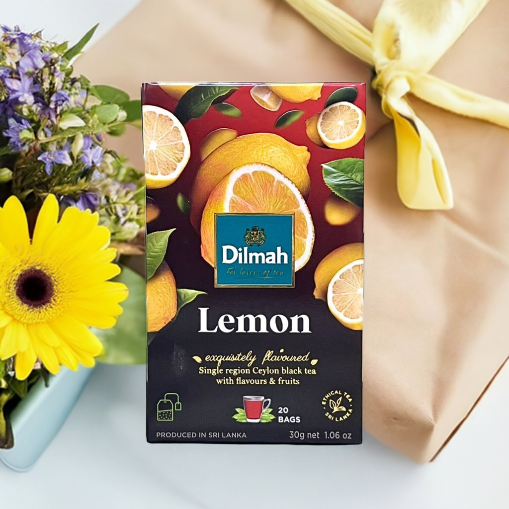 Trà Dilmah Chanh Lemon Tea Hộp 30g, Hương Chanh Tươi Mát Khới Đầu Ngày Mới Sảng Khoái