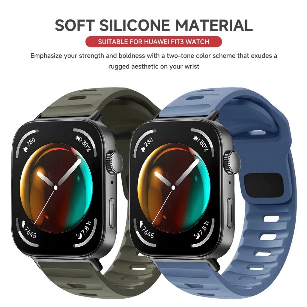 Dây đeo silicon cho Huawei Fit 5 Pro / Fit 5 / Fit 4 Pro / Fit 4 / Fit 3