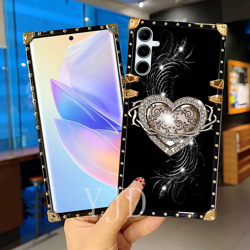 Ốp Lưng Cho Samsung Galaxy A56 A36 A26 Moon Stars Dây Đeo Tay TPU Chống Rơi Vỏ Điện Thoại