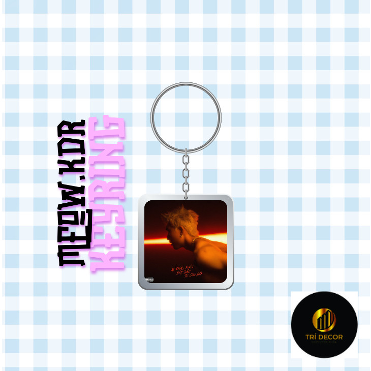 Móc khoá nhựa/Keyring ca sĩ Hiếu Thứ Hai/ HIEUTHUHAI(Đọc mô tả để biết thêm thông tin)