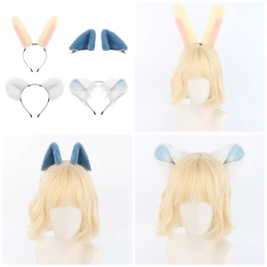 Yoo Cosplay Anime Trang Điểm Mũ Trùm Đầu Tai Thỏ Đáng Yêu Cho Lễ Hội