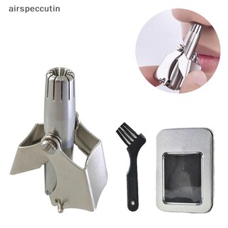 Airpeccutin Thép không gỉ Hướng dẫn sử dụng Tông đơ cắt tóc mũi Bộ tẩy mũi EN