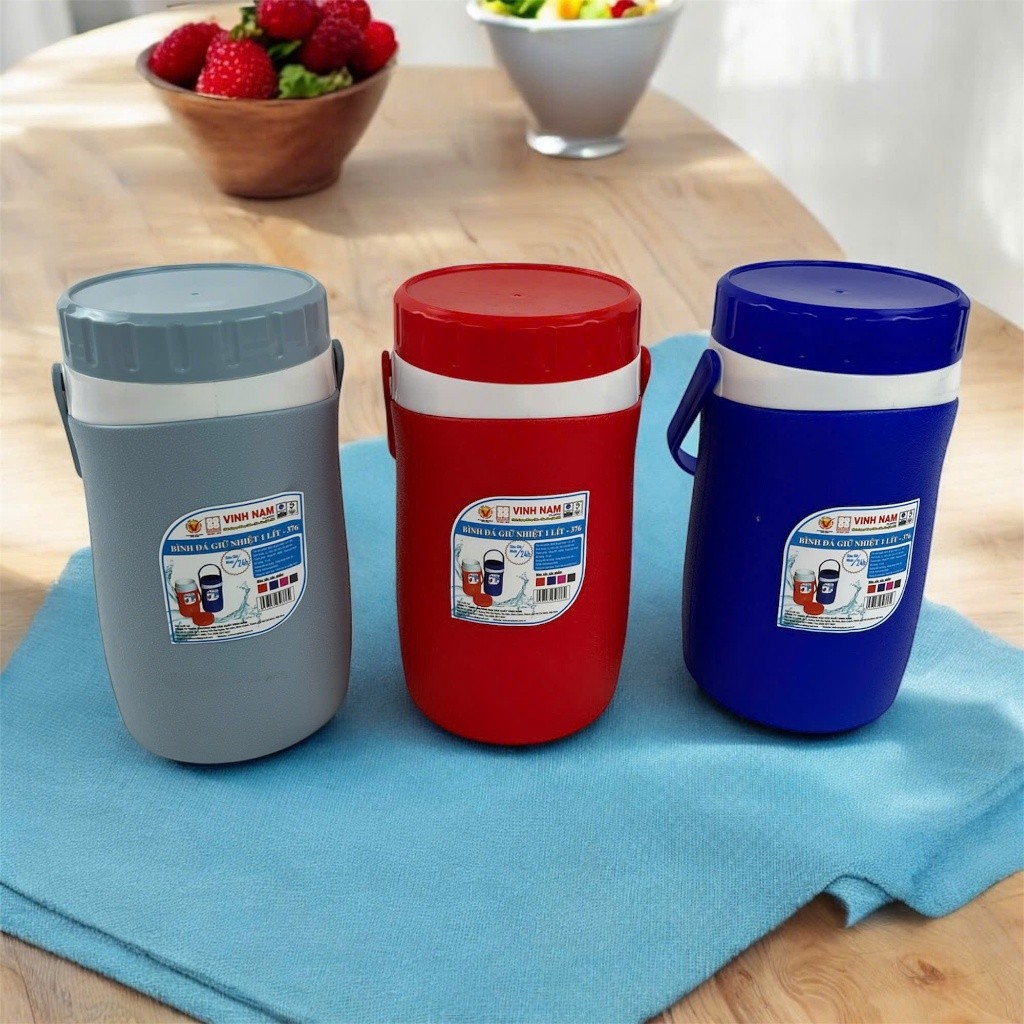 Bình Đá Giữ Nhiệt NẮP BẰNG Vinh Nam 750ml 1L 1.5L 2L 4L Giữ Nhiệt Đến Hơn 24h Bình Nước Giữ Nhiệt