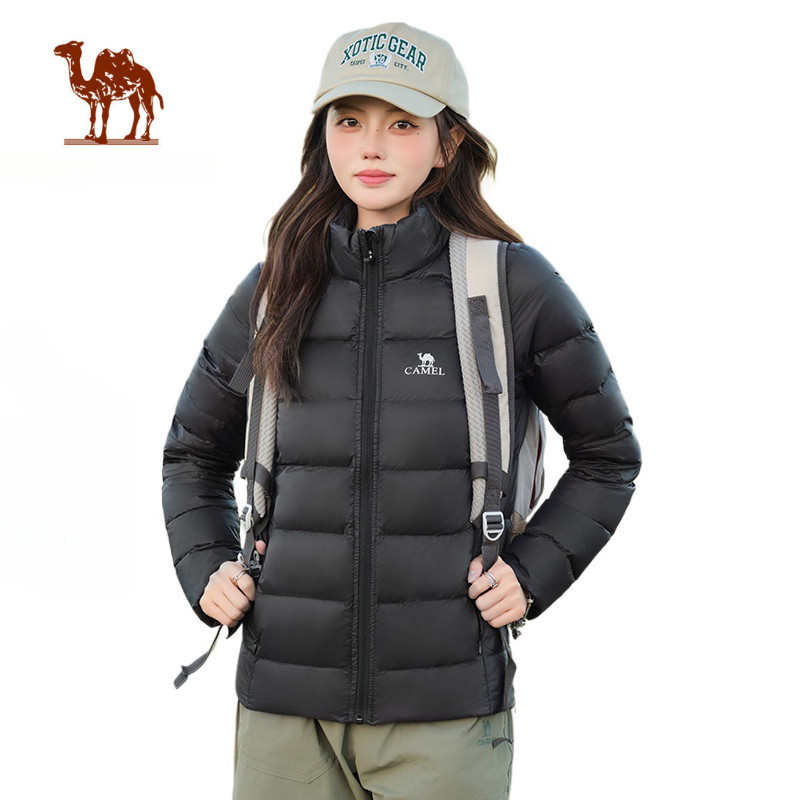 Ảnh Áo khoác CAMEL CROWN Light Down dành cho nam và nữ Cổ đứng Slim Fit Áo khoác dày ấm áp 1