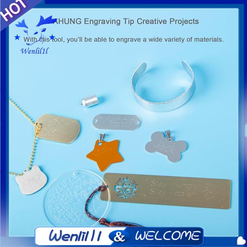 2 Chiếc Đầu Khắc Và Đầu Debossing Mịn Cho Cricut Maker 3 / Maker Máy Cắt Debossing Dụng Cụ