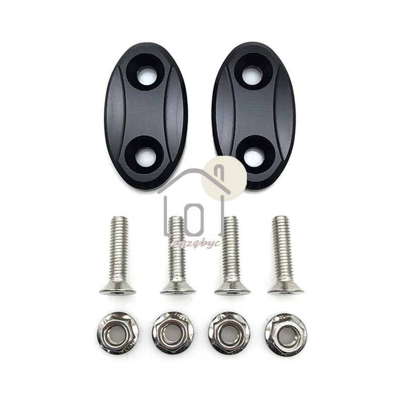 Xe Máy Khối TẮT Tấm Chiếu Hậu Gương Lỗ Bao Cho Xe BMW S1000RR 2009-2019 YAMAHA R1 2007-2014 Linh Kiện Thay Thế Màu Đen
