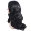 FUJIOU Tóc Giả Nhập Vai Màu Đen Dài, Tiệc Cosplay Full Head Trang Phục Halloween Tóc Giả, 70s 80 Retro Punk Anime Nam Tổng Hợp Tóc Giả Hộp Đêm Thanh
