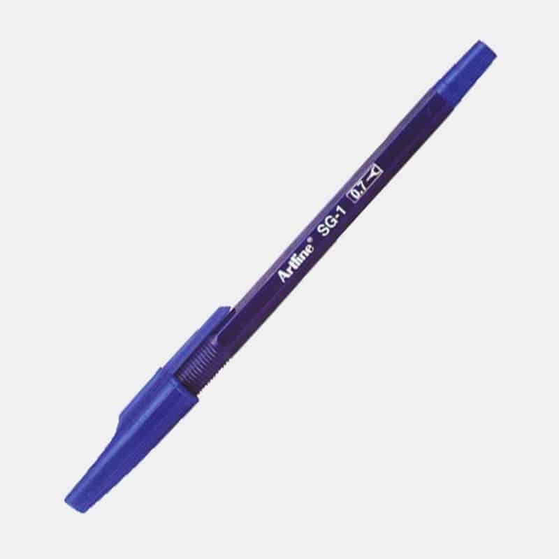 Bút bi gel Artline SG-1 nét 0.7mm đậm mực.