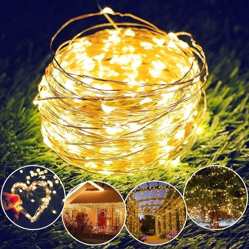 3 / 5 / 10 Chiếc LED Dây Đồng Dây Đèn / Dây Mini Đèn Cổ Tích Cho Cây Giáng Sinh Trang Trí Tiệc Cưới