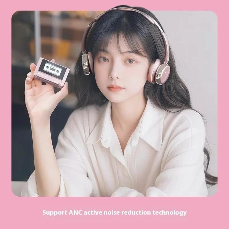 FiiO SnowSky Tai nghe không dây bất cứ lúc nào Tai nghe Bluetooth ANC On-Ear Tuổi thọ pin dài Độ trễ thấp Tai nghe không dây cổ điển