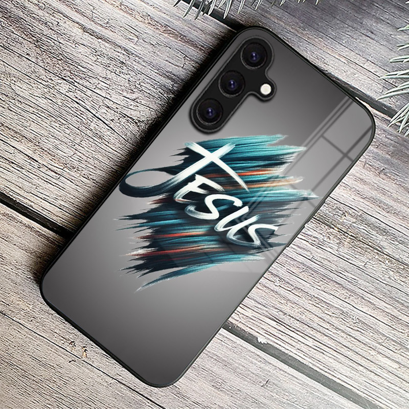 Ốp Điện Thoại Kính Cường Lực jesus 21 Cho Samsung Galaxy A11 A14 A20 A30 A22 A32 A33 A34 A40 A42 A51 4G A52 A53 A54 A70 A71 A72 A73 5G