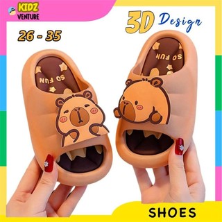 Giày Gia Đình WOAY, Dép Trẻ Em Capybara Chống Trơn Trượt, Dép Trẻ Em Thoải Mái Hoạt Hình Trong Nhà & Ngoài Trời Cho Bé Trai Và Bé Gái