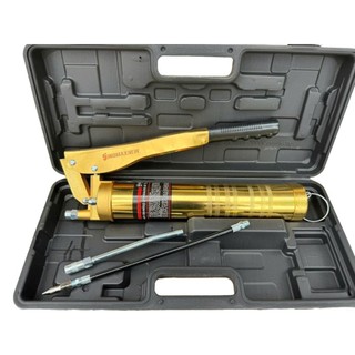 Bơm mỡ bò cầm tay 900cc 2 xilanh siêu khoẻ 900cc , bơm mỡ sử dụng mỡ nhồi và mỡ sâu - KÈM HỘP ĐỰNG