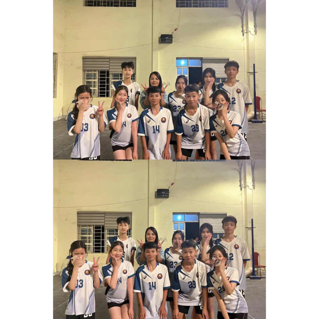 Bộ Quần Áo Bóng Chuyền Nam Nữ Xanh, Đồ Bóng Chuyền Áo Thể Thao Co Giãn Tốt, Thoáng Mát Có in Tên Số