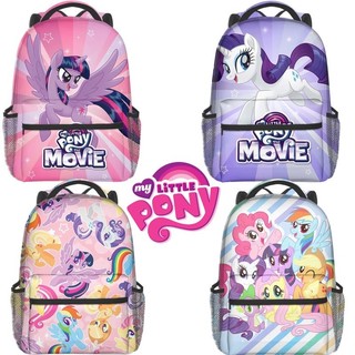 My Little Pony Ba Lô In Hoàn Toàn Ba Lô Dung Tích Lớn Dây Đeo Vai Rộng Giảm Căng Thẳng Ba Lô Túi Máy Tính Quà Tặng Sinh Nhật
