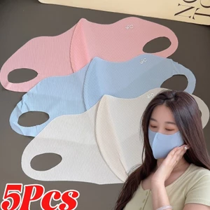 5 Mặt nạ chống nắng thời trang | UPF50 + UV Face Cover with Hyaluronic Acid, Vải lụa băng cao cấp & Dây đeo tai có thể điều chỉnh để sử dụng hàng ngày