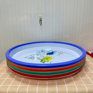 [Giá Xưởng] Mâm Nhựa Tròn Có Vành – Nhiều Size 26–50cm, Nhựa PP Dày, Nhiều Màu Sắc