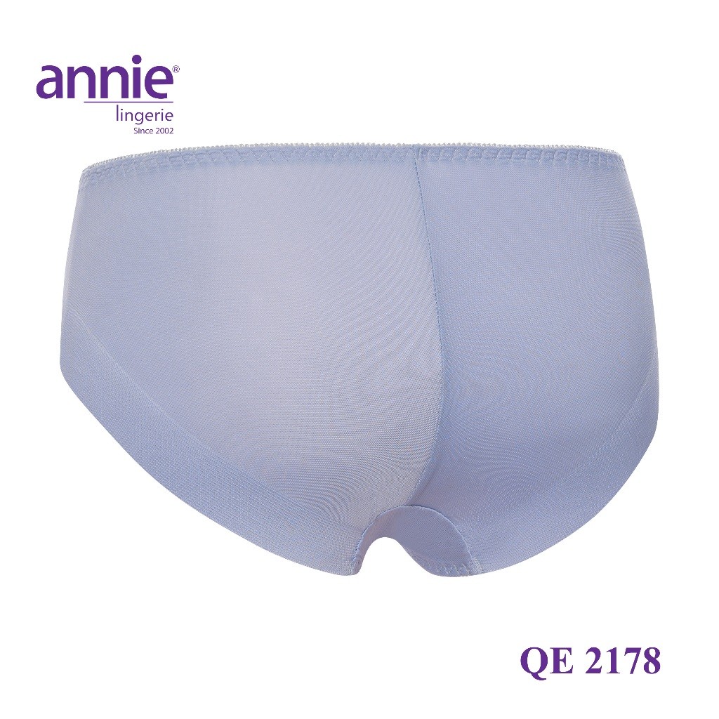 Combo 5 quần lót nữ phối ren annie QE 2178 không vết hằn, co giãn 4 chiều, lưng thấp mặc thoải mái