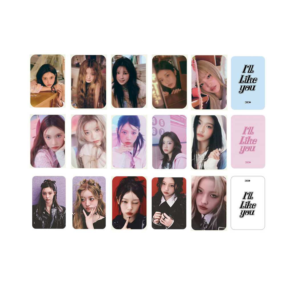 HK1 5 Cái / bộ ILLIT I LL LIKE YOU Album LOMO Card YUNAH WONHEE MOKA Bưu Thiếp Bộ Sưu Tập Ngôi Sao Ngoại Vi KH1
