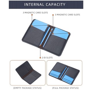 Phong Cách Đơn Giản Mini Da PU Nữ Ví Nhiều Thẻ Ví Dung Tích Lớn
