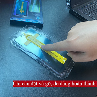 Kính cường lực iPhone HD, chống nhìn trộm, chống ánh sáng xanh, chống trầy xước, cho iPhone 11 12 13 14 15 16 17 Pro Max