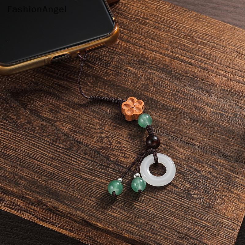 FashionAngel Phong Cách Vintage Giả Ngọc Đính Hạt Mặt Dây Điện Thoại Di Động Dây Buộc Cho Nữ Trang Trí Quà Tặng VN