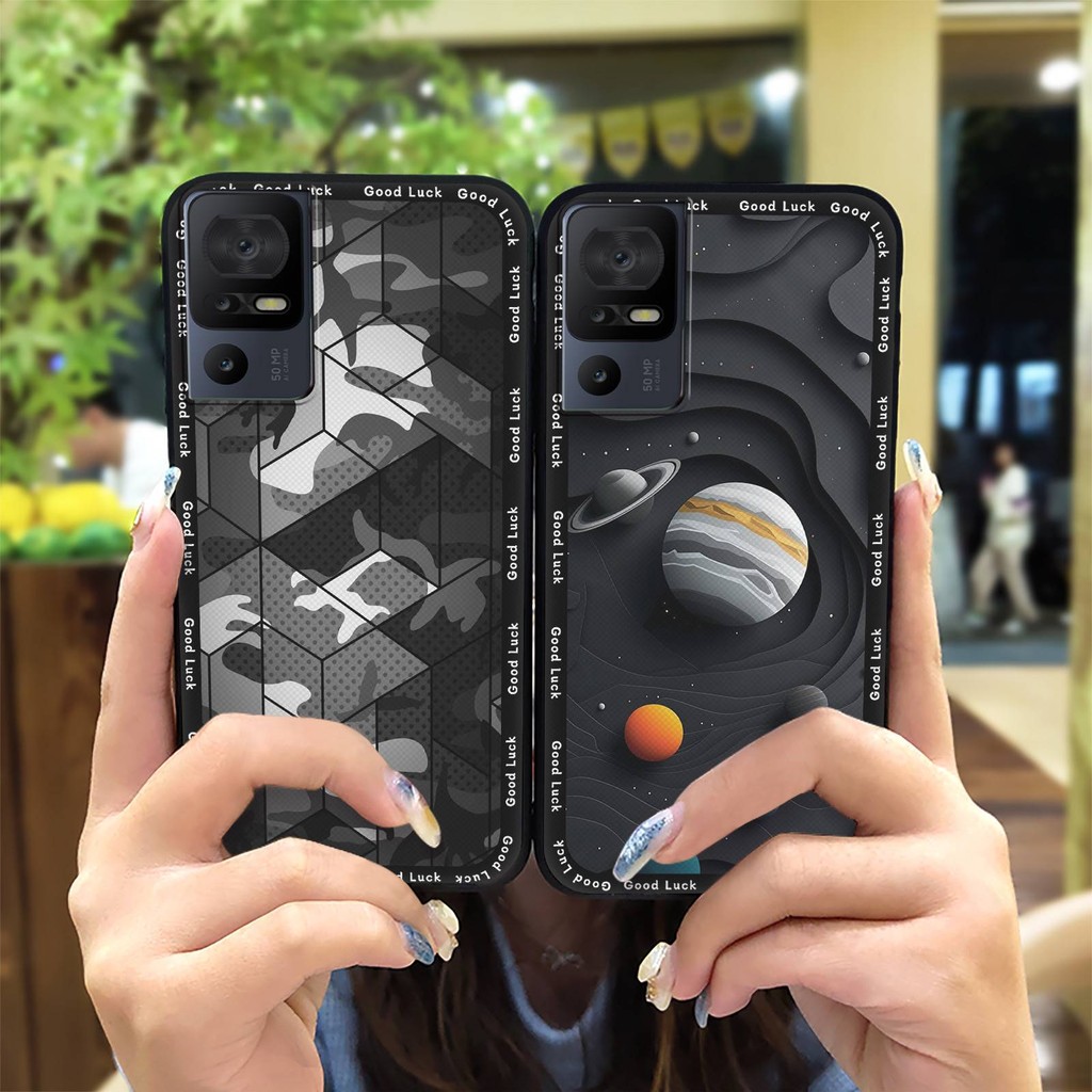 Ốp lưng TPU Silicone cho TCL 40SE / T610K, bảo vệ bền đẹp, thiết kế thời trang, vỏ mềm dễ thương, bọc toàn bộ, hoạt hình, chống sốc