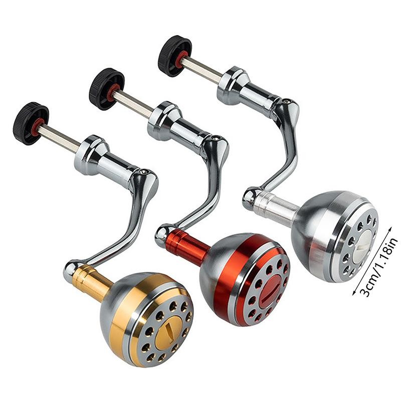 Máy Câu Quay TMOY 500-7000 Tay Cầm Thay Thế Tay Cầm Bóng Kim Loại Hợp Kim Nhôm Có Thể Gập Lại Nhiều Màu Tay Cầm TCM