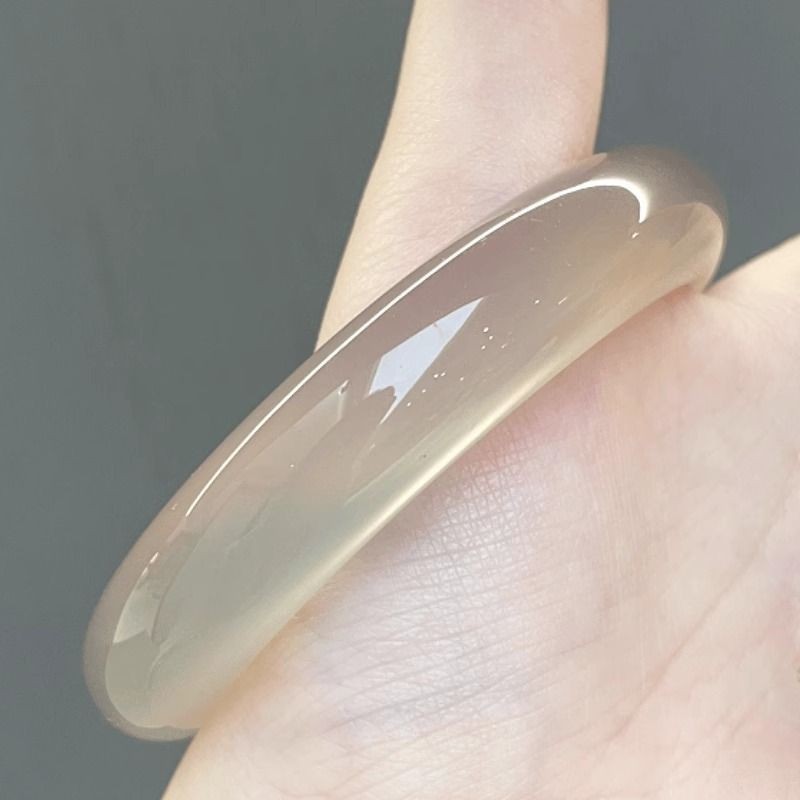 Vòng tay ngọc mã não dành cho nữ Vòng tay Chalcedony vàng sâm panh