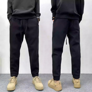 Quần Nỉ Jogger Nam Unisex Basic, Quần Nỉ Nam Mùa Đông Dày Dặn Cạp Chun Bo Gấu K05