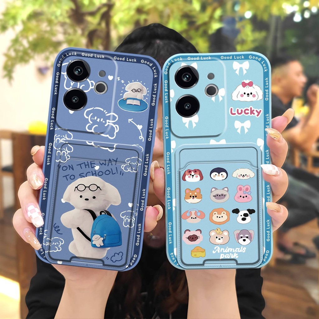 Ốp Điện Thoại Chống Sốc Bền Đẹp Cho Realme GT6 Trung Quốc TPU silicone Chống Bụi Bẩn Chống Bụi Bọc Toàn Bộ Graffiti Da Cảm Giác Silicon Mềm Vỏ Thẻ Tay Áo Thiết Kế Thời Trang Túi Đựng Thẻ Dễ Thương