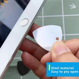 [Gou] 10 Tấm tháo gỡ bằng thép không gỉ linh hoạt siêu mỏng Thanh Pry Bar Crowbar LCD Máy tính Công cụ sửa chữa loại bỏ màn hình điện thoại di động VN