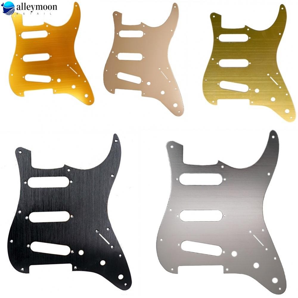 【LEYM】Guitar Pickguard Fittings Scratch Aluminum For Strat Electric Guitars Durable