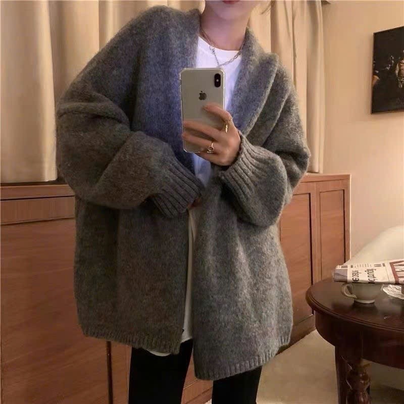 Áo khoác cardigan len siêu mềm mịn kiểu dáng basic dễ phối đồ hottrend màu đông XIMIMI SP249