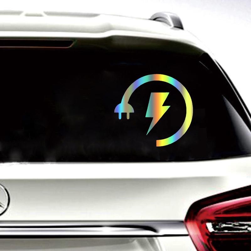 Tmoy Điện Cắm Hình Thời Trang Xe Dán Ốp Lưng Kính Chắn Gió Tự Động Decal Xe Máy Laptop Chống Thấm Nước Xe Ô Tô TCVN