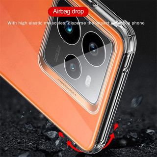 Ốp Cho Realme GT 7 Pro GT7 GT6 GT5 GT3 GT2 Pro GT 6T Neo 6 5 SE 3 3T 2 2T Master Edition Note 60 60 60x 50 Ốp Điện Thoại TPU Trong Suốt Chống Sốc Trong Suốt Bảo Vệ Mặt Sau