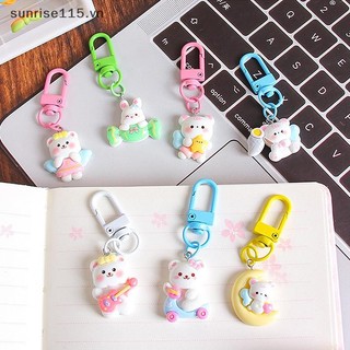 Ssvn Động Vật Dễ Thương Móc Khóa Gấu Đáng Yêu Móc Khóa Cho Nữ Túi Bé Gái Trang Trí Tai Nghe Ch Mặt Dây Chuyền Đôi Quà Tặng.