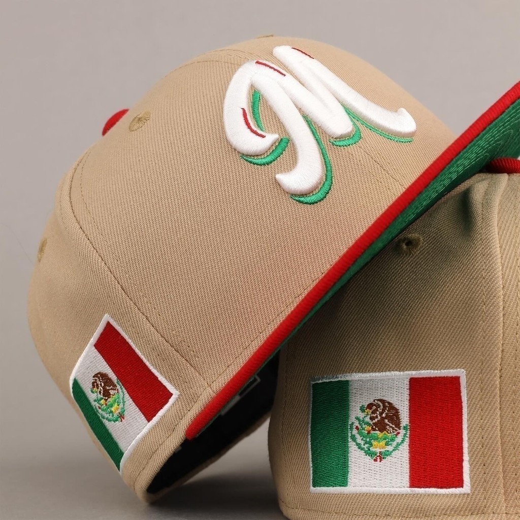 2024 Mũ bóng Mexico mới hoàn toàn đóng cửa thể thao ngoài trời thêu hip-hop không thể điều chỉnh 59fifty trang bị