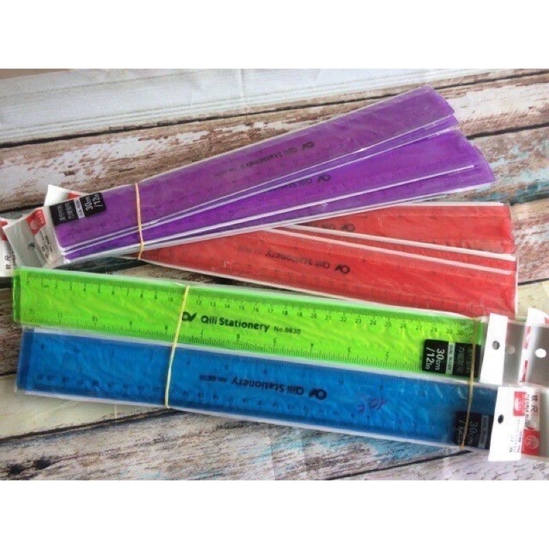 [ BÁN 2 CÂY ] Thước đo độ dài bằng silicon siêu dẻo, uốn cong được 20cm, 30cm.