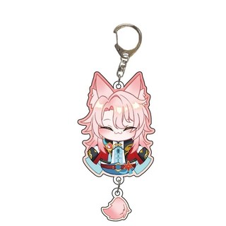 Móc khóa Honkai Star Rail Feixiao Kawii móc khoá bằng chất liệu arcrylic trong suốt, phụ kiện balo xinh xắn